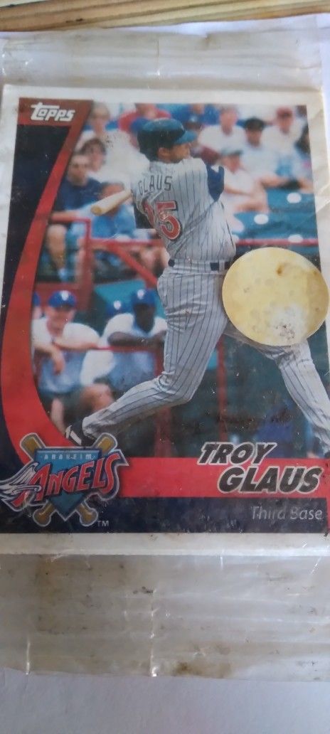 2- Topps Baseball Cards In Sealed Plastic.