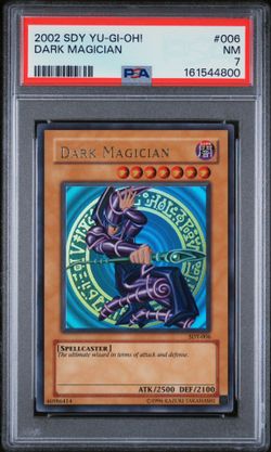 2002 Yu-Gi-Oh! Dark Magician- Unlimited SDY-06 PSA 7 NM