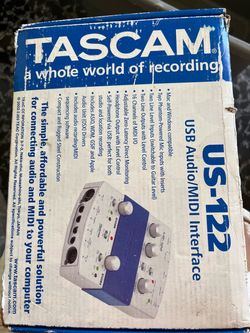 Tascam and cry baby pedal