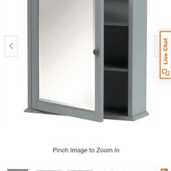 Medicine Cabinet And Pendestal Sink 