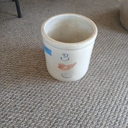 3 Gallon Red Wing Crock