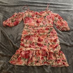 Women’s Pink Floral Dress