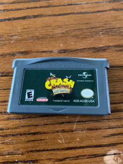 Great Crash Bandicoot game for Game Boy Advance