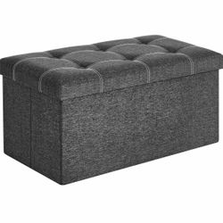30 Inches Ottoman Storage Bench, 21 Gal. Folding Chest
