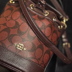 Coach Bag - Authentic - Brown Leather