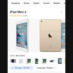 Ipad mini 4 128 GB