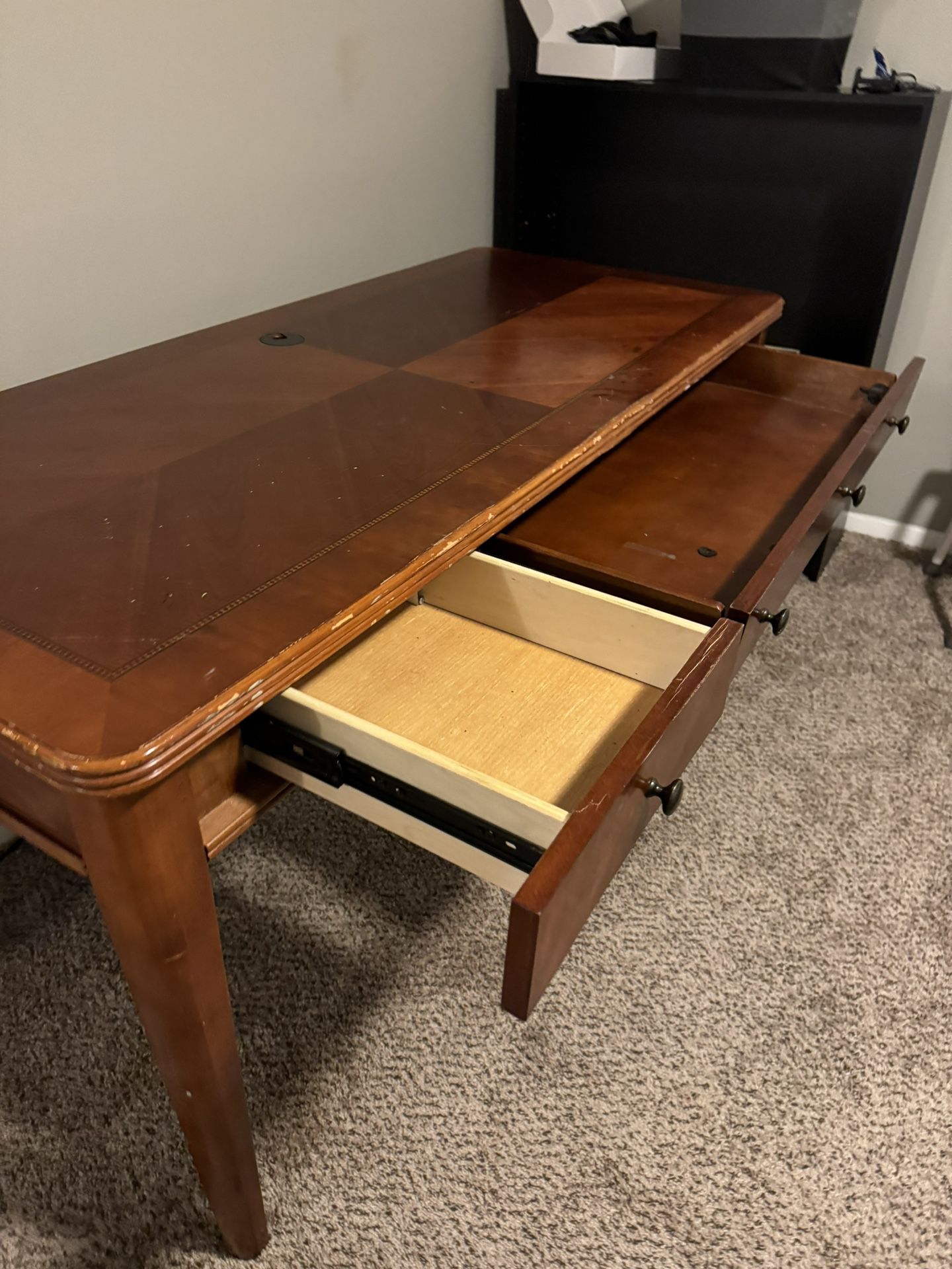 Desk/printer Table And Game Chair 