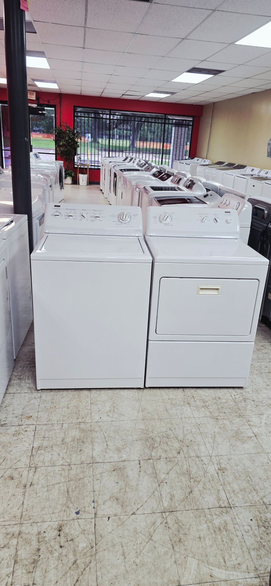 Washer and dryer kenmore old school electric