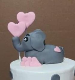 Elephant Cake Topper
