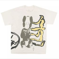 Travis Scott Cactus Jack x Kaws x Fragment Short Sleeve Tee - Size L - Brand New