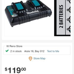 Makita Double Charger 