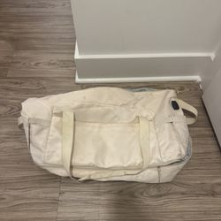 Beige Etronik Duffle Bag