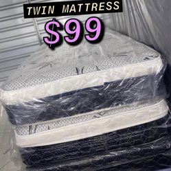 Twin Size euro pillow top mattress