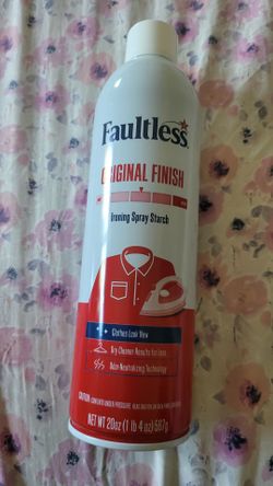 Laundry Starch Spray, Faultless Original Hold Ironing Enhancer Spray Starch