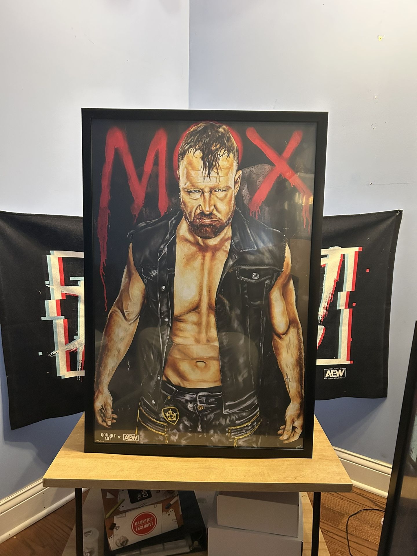 AEW Dorsey Art Jon Moxley