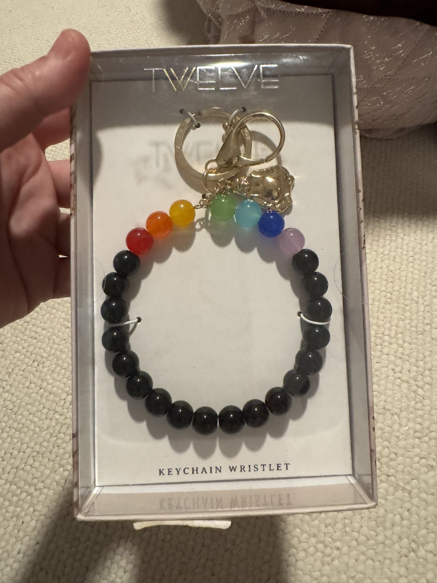 New Twelve Multicolored Key Chain Bracelet