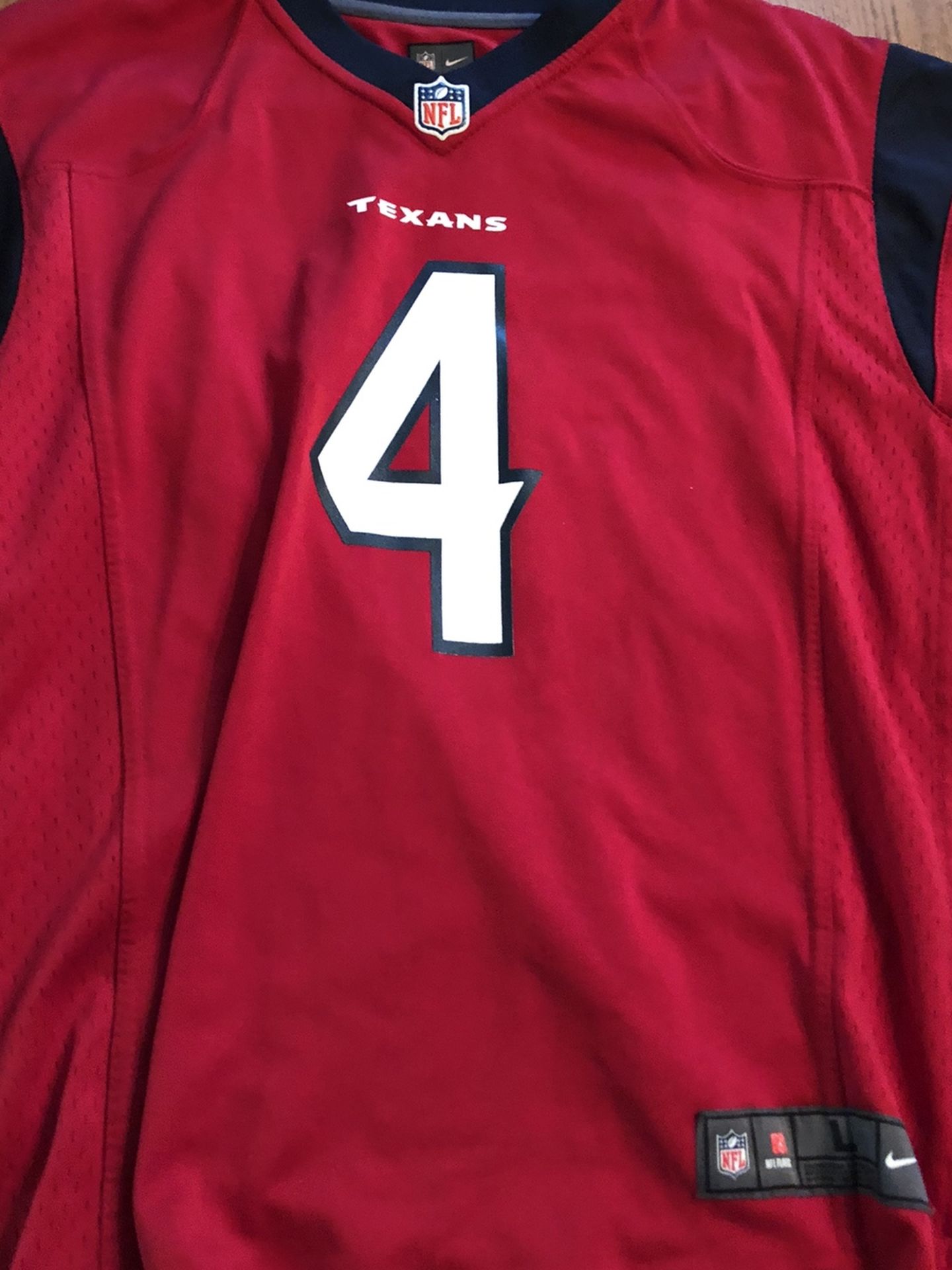 Deshaun Watson Houston Texans Nike Youth Player Game Jersey - Red
