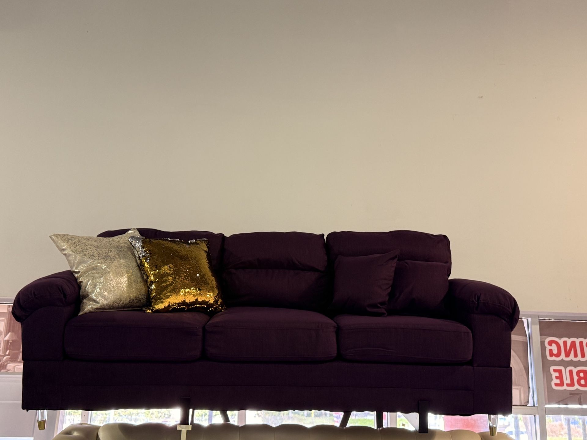 Purple Sofa Showroom Sample Sale