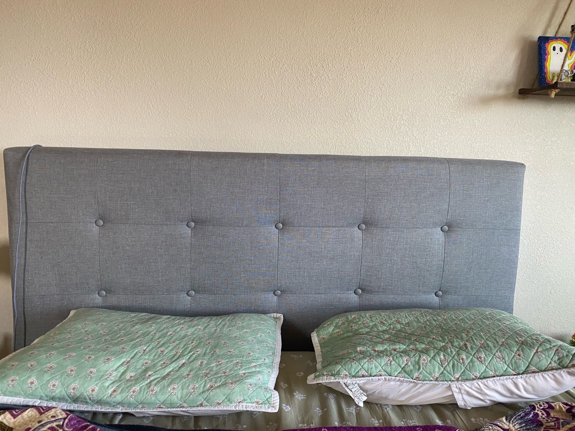 Queen Bed Frame With Box Spring. Best Offer