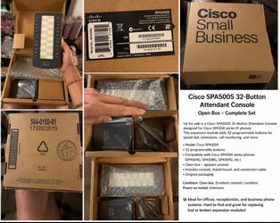 “Cisco SPA500S 32-Button Attendant Console Expansion Module