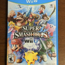 Super Smash Bros. Game Complete! Nintendo Wii U Brothers 