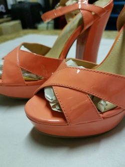 De Blossom Collection Peach high heel Shoes