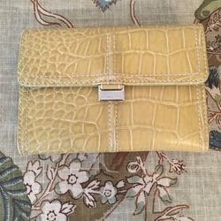 NEW LC Faux Croc Leather Wallet