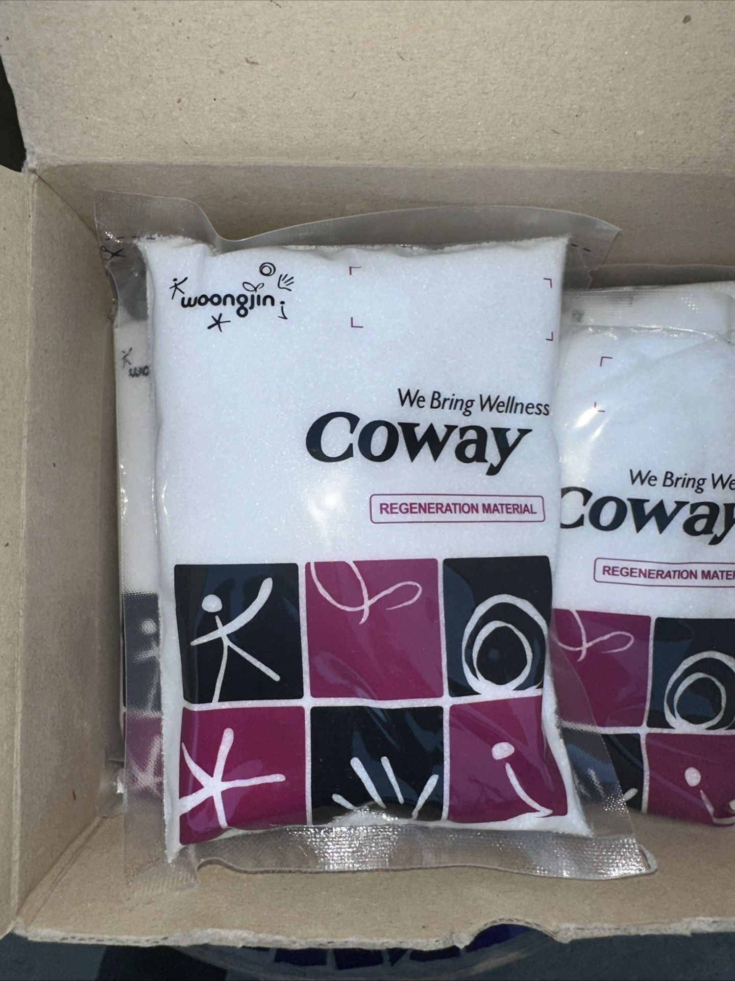 Coway Regeneration Material Packets Water Softener Salt Replacement