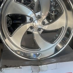 Us Mags Desperado Staggered For Obs Chevy Or C-10 24x9 Front 24x10 Rear Wheels 