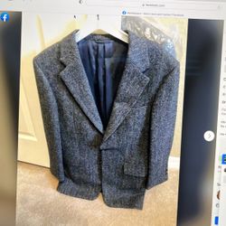 Man’s Dark Gray Wool Sports Jacket 