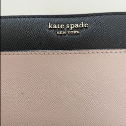 Kate spade Color Block continental zip Around Wallet Preowned 
