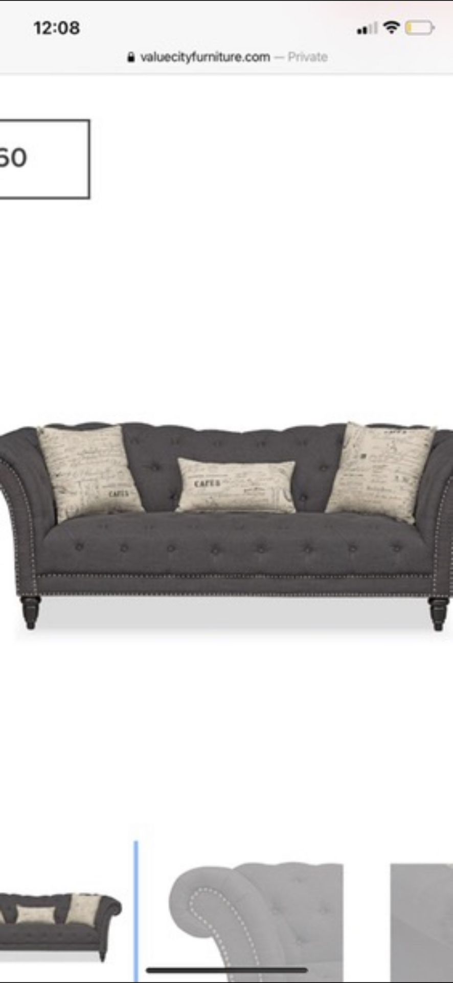 Loveseat And Chaise 