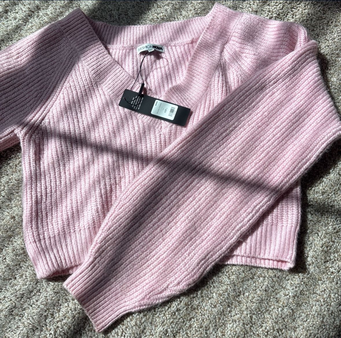 Fashion Nova V-Neck Sweater