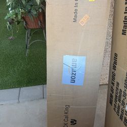 New Cal King metal bed frame