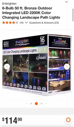 LED Color changing outdoor lights