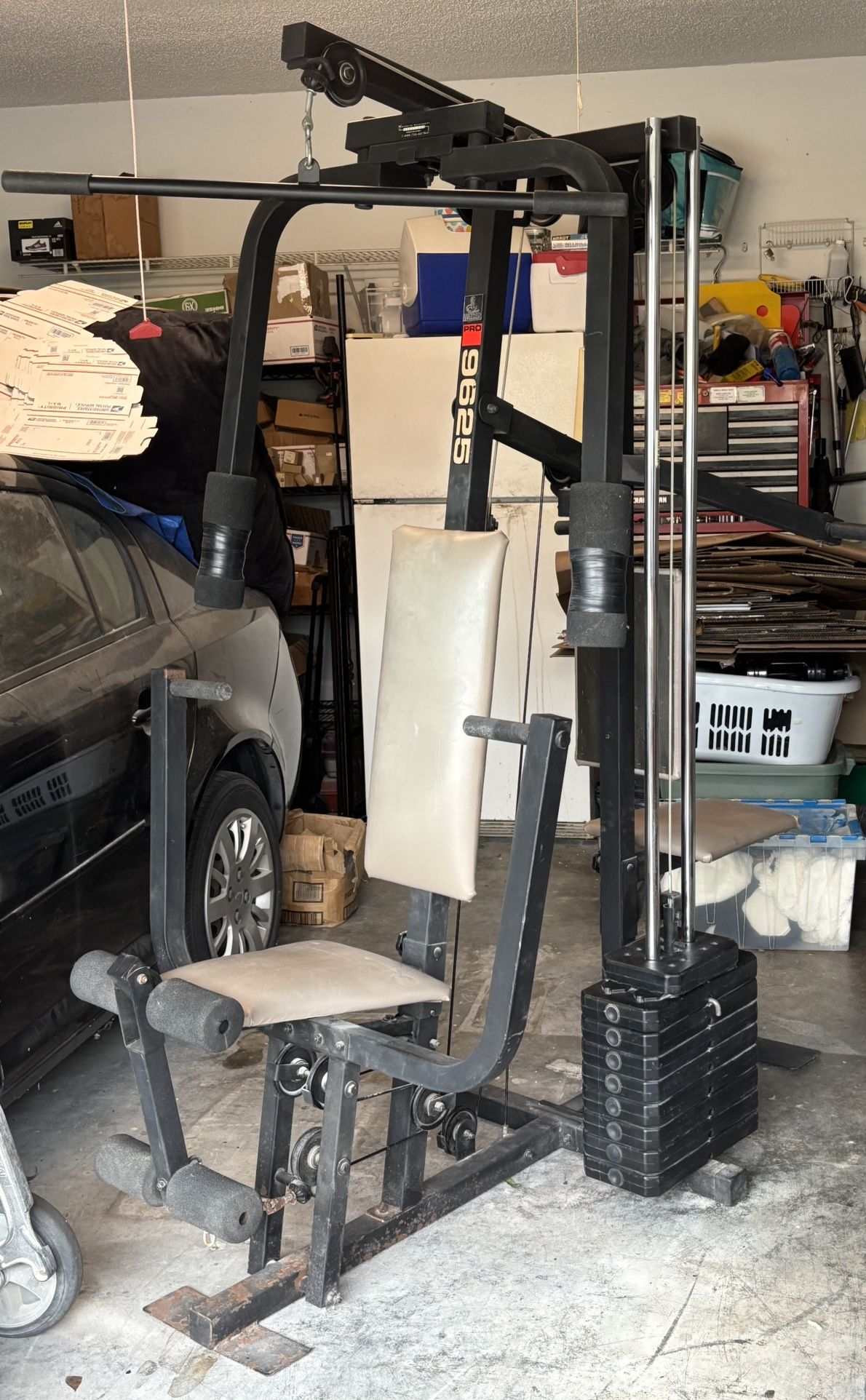 Wider Home Gym 2 Station 215 Lb Stack 5 workouts.