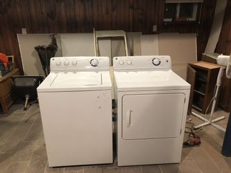 GE washer and dryer