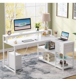 Reversible L-shaped Desk