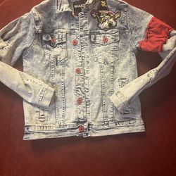 MAKOBI -Premium Denim Jean Jacket Outfit