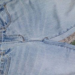 Banana Republic Jeans White And Light Blue