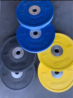 Bumper Plates 2 25, 2 36 And 2 45 Pounds