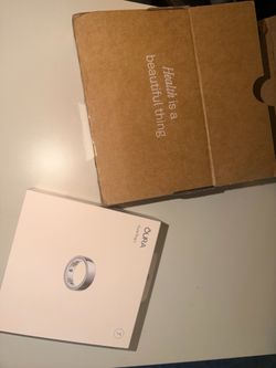 Oura Ring Gen 4 Silver size 7