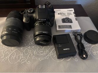 Canon EOS Rebel T6 dual lens combo