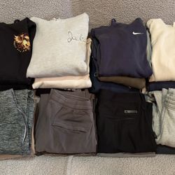 Lot of 20 Men’s Small Hoodies Joggers Sweat Pants Nike Lululemon Pacsun Saucony
