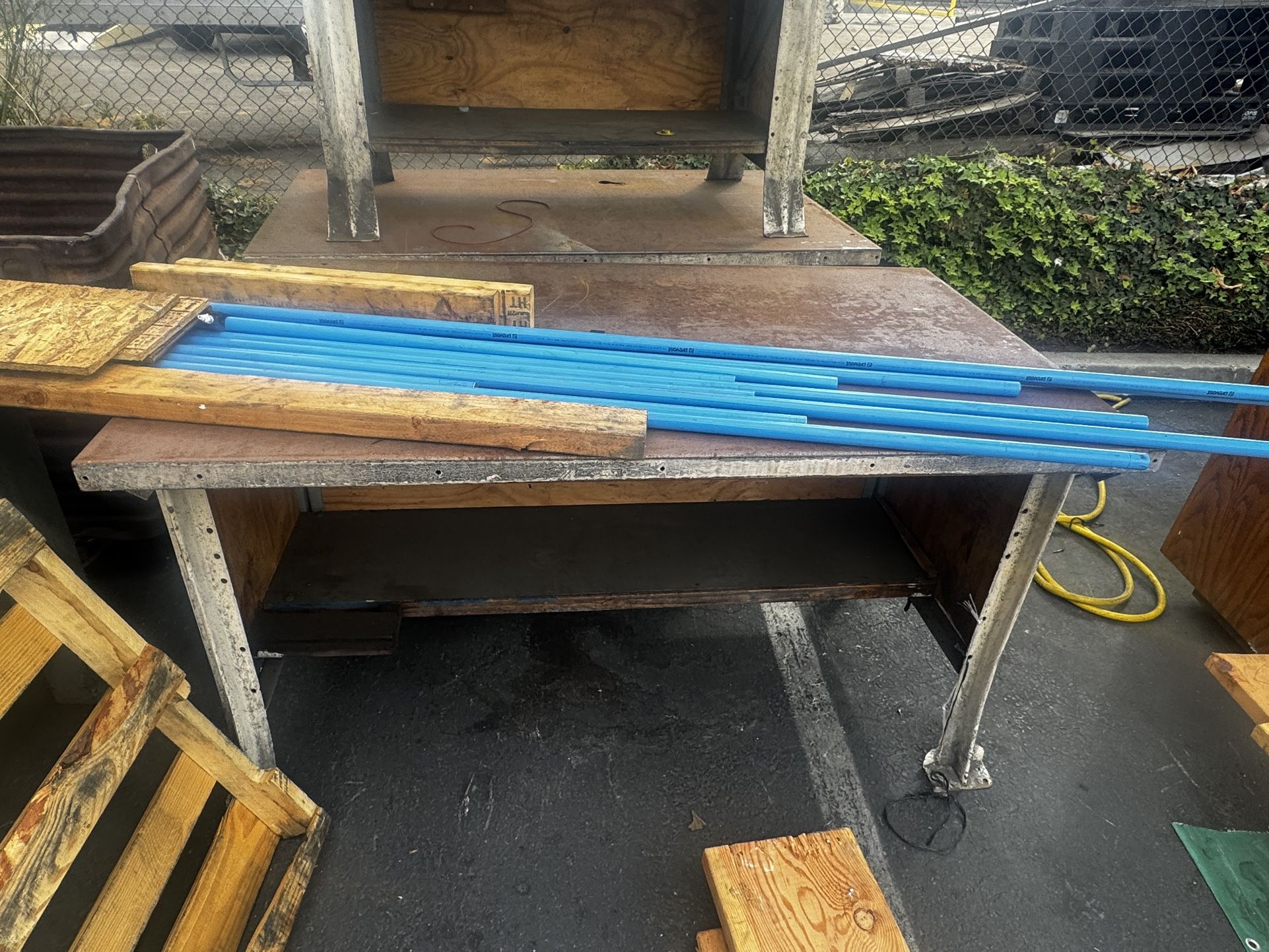 Metal Top Work Benches 6 Available 