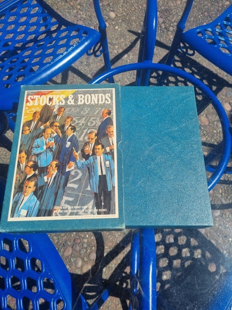 Vintage 3M Bookshelf Game : Stocks &Bonds