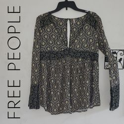 Free People Rolling Hills Boho Tunic Top