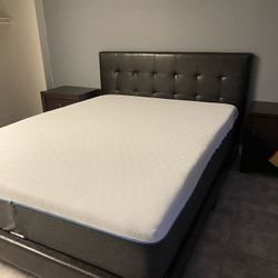 New Bed Frame Queen With Mattress Quien Memory Foam