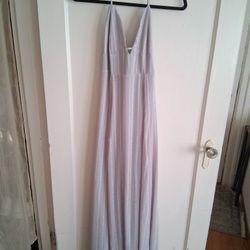 Beautiful Gray Maxi Dress