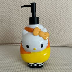 Hello Kitty Candy Corn Soap Dispenser 